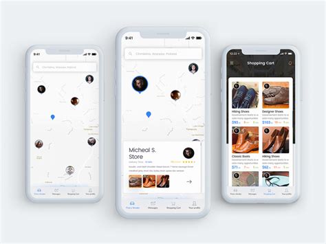 It's now easier than ever before for nonprofessionals to get involved in the interior design process, from curating available on both iphones and ipads, the rooomy app is dedicated to helping you find a piece that's just right. Shopping App UI For iPhone X | Free PSD Template | PSD Repo