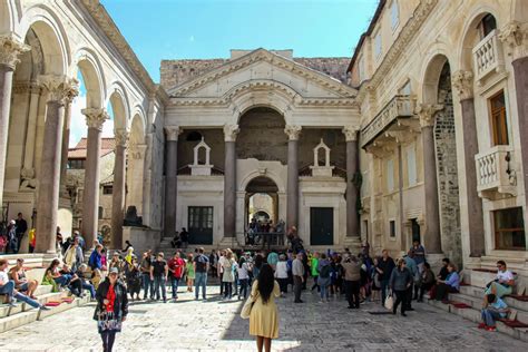 Exploring Diocletians Palace In Split Croatia