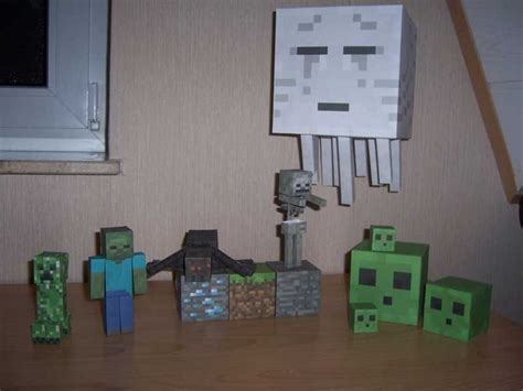 Papercraft Ghast Full Size Party Ideas And Planning Pinterest