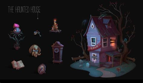 Ksenia Fedorova On Behance Game Concept Art Game Art Haunted House
