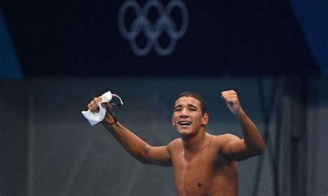 tunisian swimmer hafnaoui wins surprise olympic gold medal sada elbalad