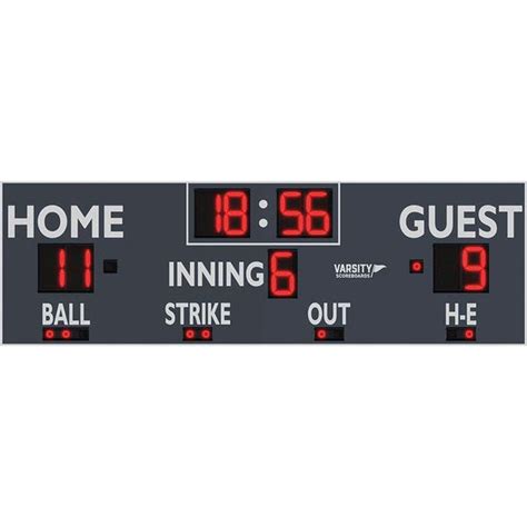 Varsity Scoreboards 3315 Baseballsoftball Scoreboard Pro Sports Equip