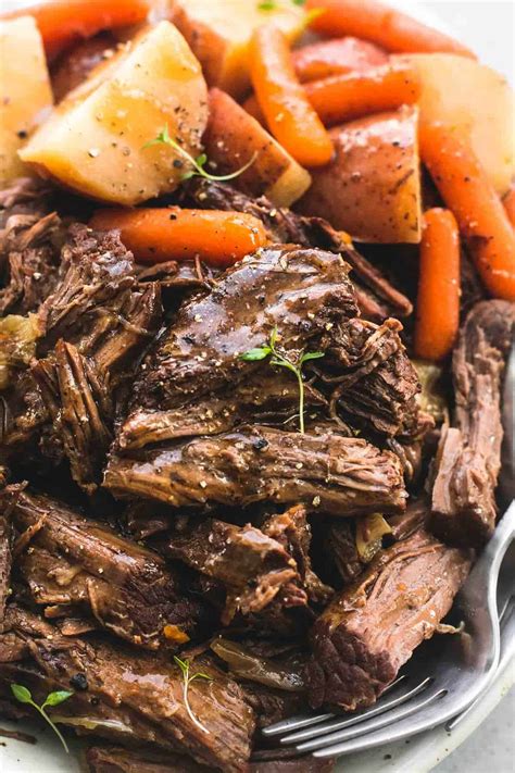 Rustic, delicious, and cozy to the max. Instant Pot Pot Roast and Potatoes - Cravings Happen