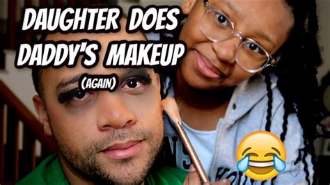 RECREATING DAUGHTER DOES DADDY MAKEUP TUTORIAL YEARS LATER