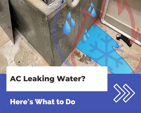 AC Leaking Water Heres What To Do HVAC Training Shop