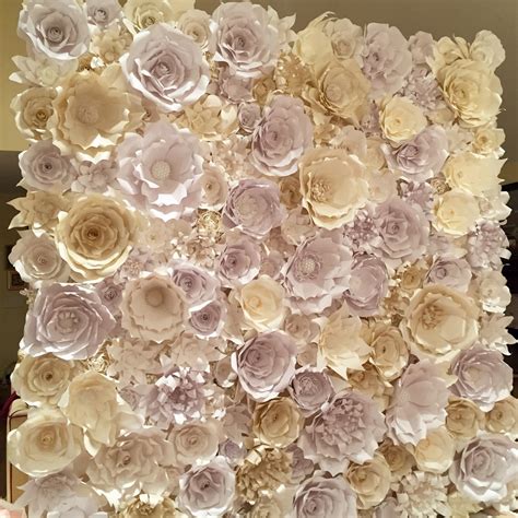 Stampin Ware House Wedding Diy Paper Flower Backdrop