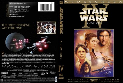 Star Wars A New Hope Movie Dvd Custom Covers 211sw