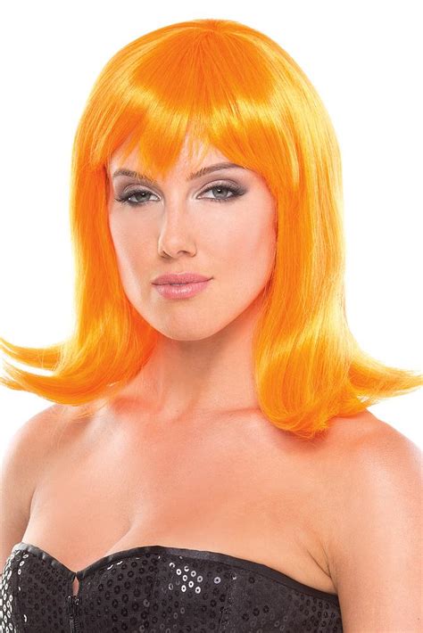Doll Wig Orange Wigs Afashion