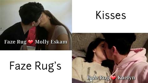 Faze Rug Kissing Molly Eskam And Faze Rug Kissing Kaelyn Faze Rug S Kisses Youtube