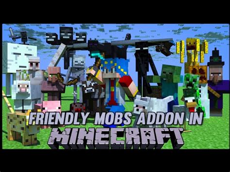 Friendly Mobs Addon Minecraft Mod