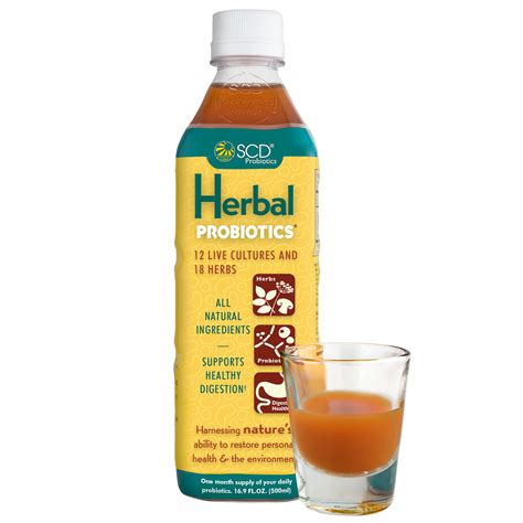 SCD Herbal Probiotics® - Liquid Probiotic Supplement - SCD Probiotics