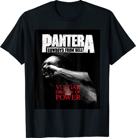 Pantera Official Vulgar Display Of Power T Shirt Clothing