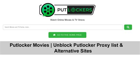 putlocker proxy putlocker movies online and alternative sites