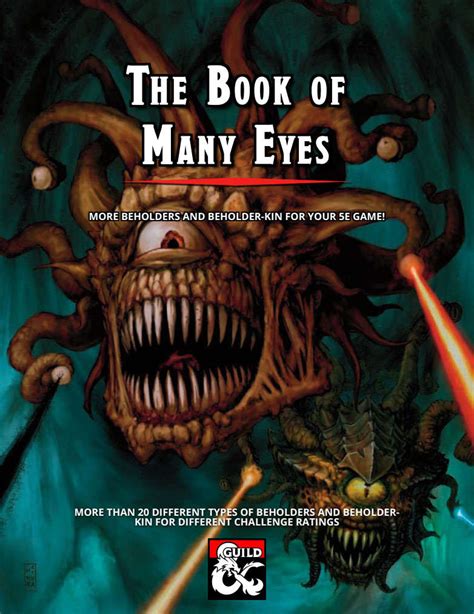 The Book Of Many Eyes Beholders For 5e Dungeon Masters Guild