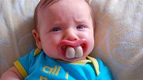 Babies With Funny Pacifiers Are The Cutest And Funniest That Will Make