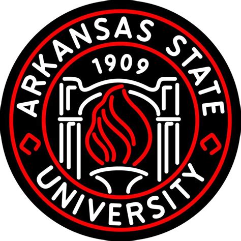 Arkansas State University Neon Sign Arkansas State University