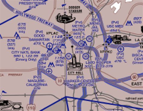 La Helicopter Chart And Routes Southern California Airspace Users