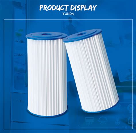 Pleated Filter Cartridge 10 Inch Big Blue Pp Water Filter