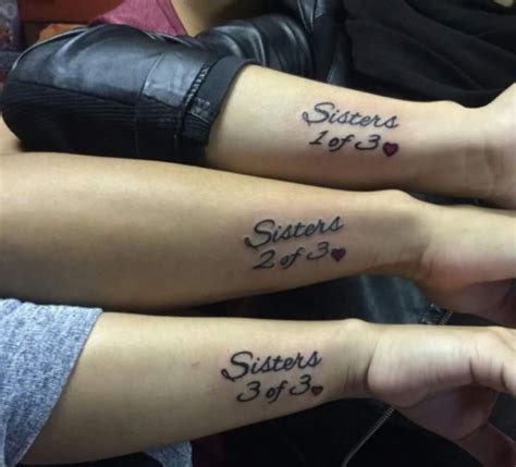 Pin By Boo Babi On Ink With Images Three Sister Tattoos Matching