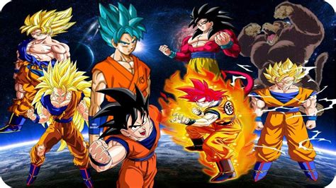 Las Transformaciones De Goku ♥♡♥♡ Dragon Ball EspaÑol Amino