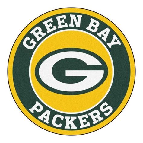 Fanmats Nfl Green Bay Packers Green 2 Ft X 2 Ft Round Area Rug 17959