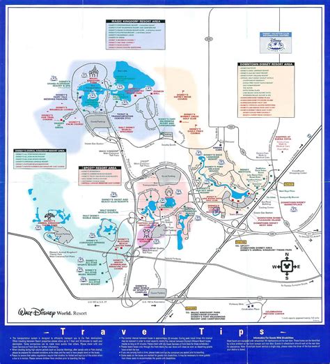 Map Of Walt Disney World Property Draw A Topographic Map