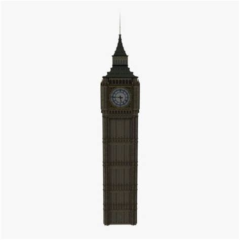 Big Ben Building 무료 3d 모델 Obj Stl Open3dmodel