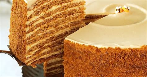 the most amazing russian honey cake best delish
