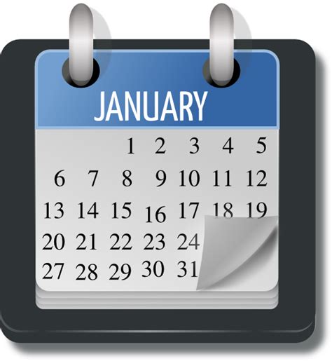 Month Calendar Clipart Printable Calendar 2023
