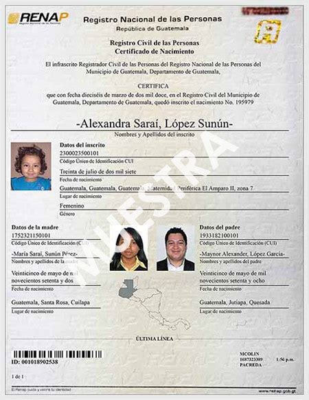 Certificado De Nacimiento En Renap Guatemala Tramitesaz The Best Porn