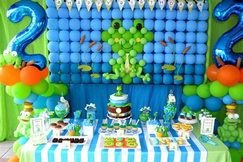 Frogs Birthday Party Ideas Photo 41 Of 62 Catch My Party