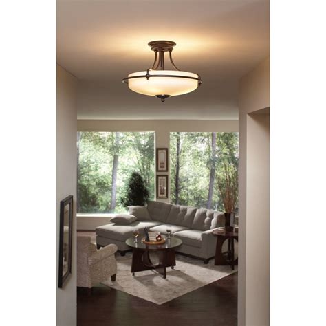 Free s/h on lighting orders over $49. Quoizel GF1717PN Griffin Semi-Flush Ceiling Lighting, 3 ...