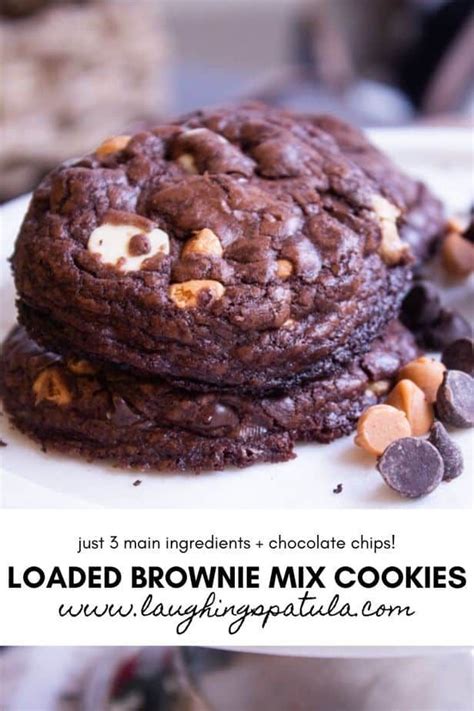 Simple To Make Brownie Mix Cookies They Are Thick Fudgey Chocolatey