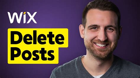 How To Delete Blog Posts On Wix Youtube