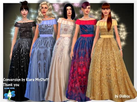 Ball Dress By Oldbox At All 4 Sims Sims 4 Updates