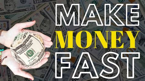 Maybe you would like to learn more about one of these? 8 EASY WAYS TO MAKE MONEY FAST IN 2019 (UP TO $100 IN A DAY) - YouTube
