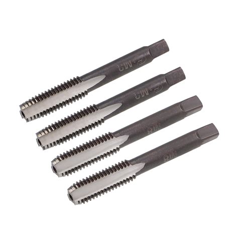 Metric Hand Tap M8 Thread 125 Pitch 3 Straight Flute H2 Alloy Tool
