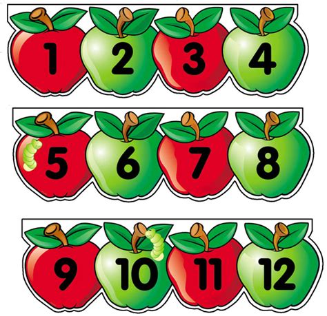 1 20 Number Chart For Preschool Activity Shelter Numbers 1 20 Clipart