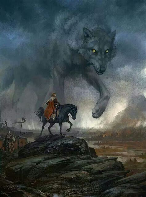 In snorri's description of ragnarök, the wolf shall be loosed and shall wreak havoc upon the world fenrir shall then go to vígríðr , along with the other enemies of the gods, for his final encounter with odin and his death at the hands of víðarr Pin on Story inspiration