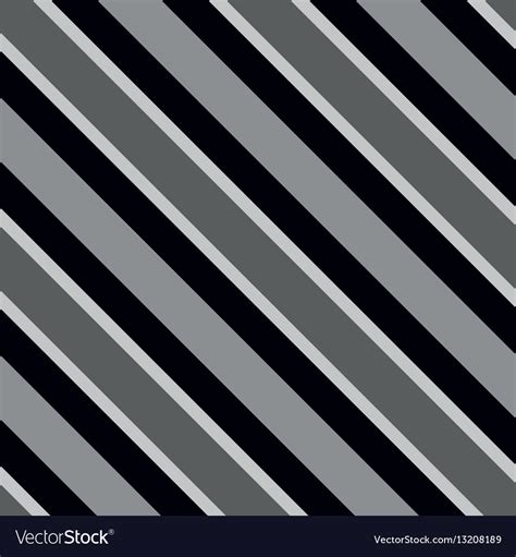 Tile Pattern With Black White And Grey Stripes Vector Image