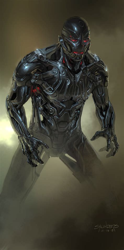 Phil Saunders Avengers Age Of Ultron 2013 Ultron Concepts 2