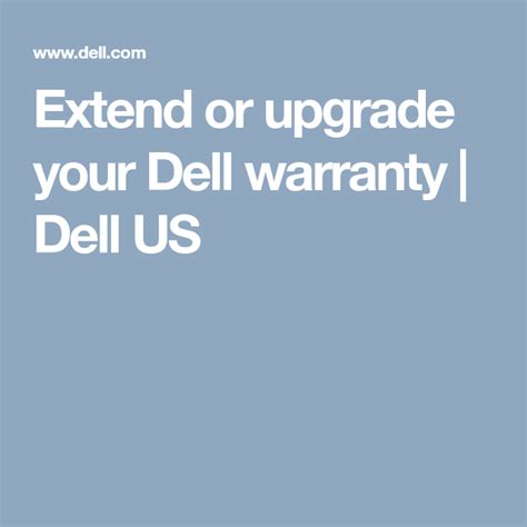 extend  upgrade  dell warranty dell  dells warranty extended