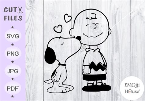 Peanuts Svg Charlie Brown And Snoopy Svg Peanuts Cricut Etsy