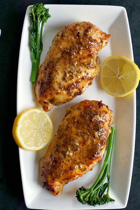 This honey mustard baked chicken is easy to make and beyond flavorful. Baked Honey Mustard Chicken Breast with a Touch of Lemon ...