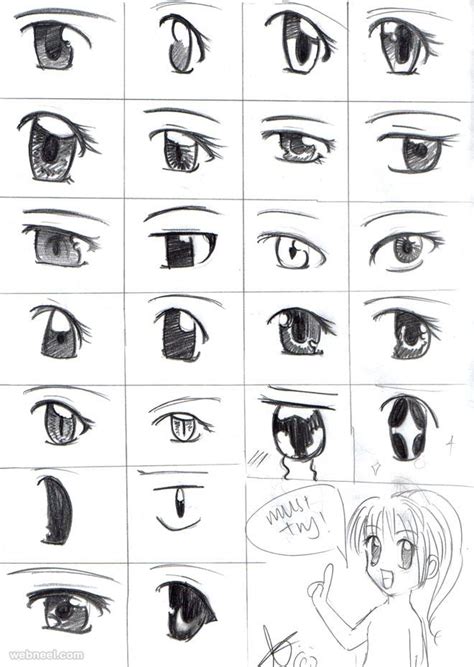 How To Draw Anime Tutorial With Beautiful Anime Character Drawings How To Draw Anime Eyes