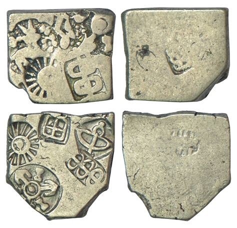 Ancient India Imperial Magadhan Punch Marked Karshapana Silver Coins