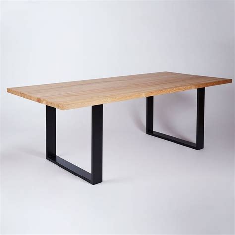 Metal dining table and chairs ukg dimensions log. The Pyrmont Dining Table- Elm Timber Top on Black Steel ...