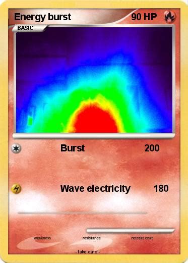 Pokémon Energy Burst Burst 200 My Pokemon Card
