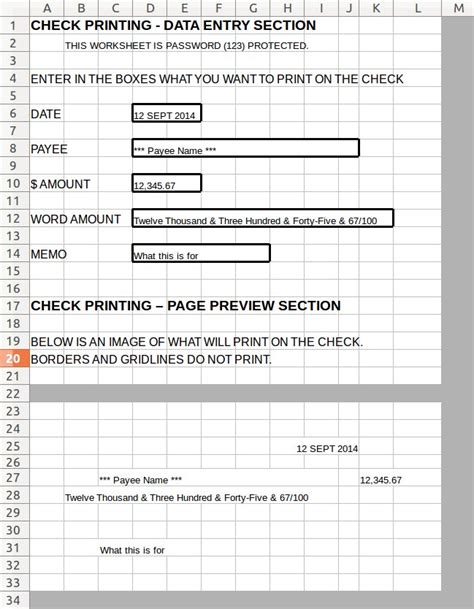 Instructional checks include the additional help printing checks: CHECK PRINTING TEMPLATES