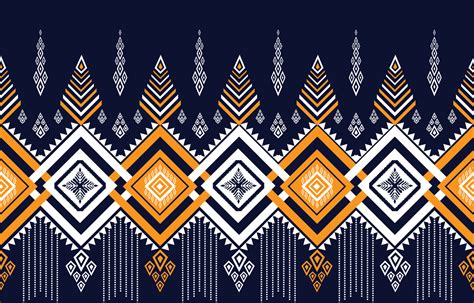 Seamless Geometric Ethnic Pattern Traditional Abstract Background Design For Native Fabric